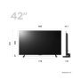 LG OLED evo C3 42" 4K Smart TV 